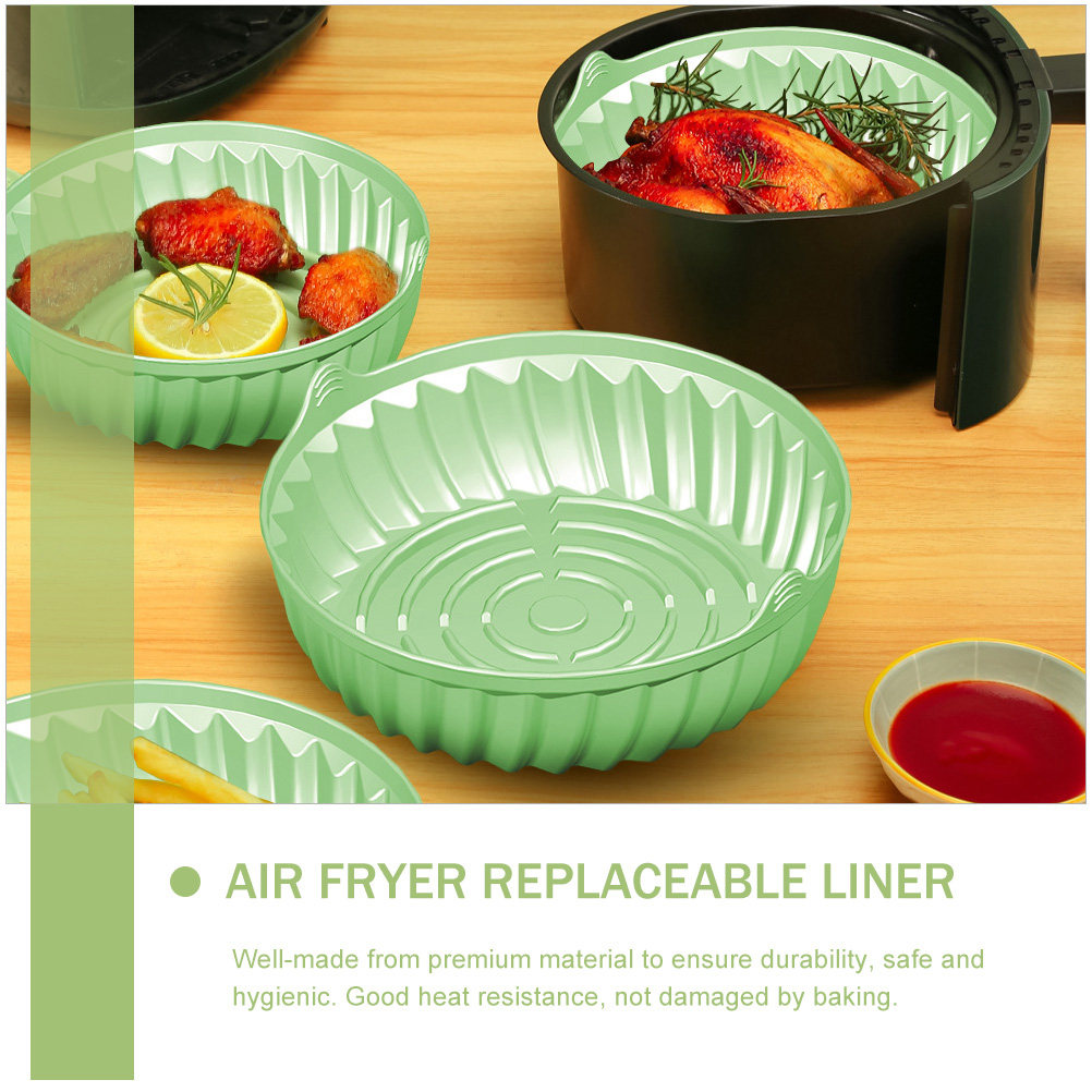 Round Silicone Air Fryer Bakin - đánh giá và giá Air Fryer Silicone Pot Liner